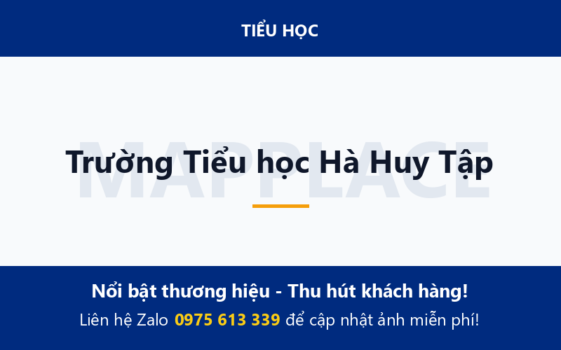 Trường Tiểu học Hà Huy Tập
