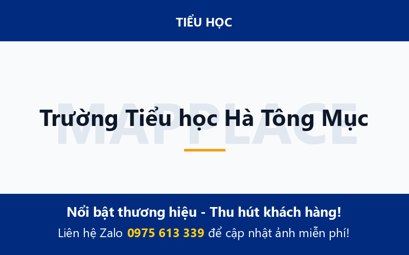 Trường Tiểu học Hà Tông Mục