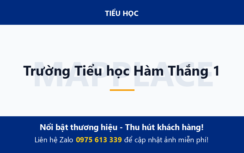 Trường Tiểu học Hàm Thắng 1