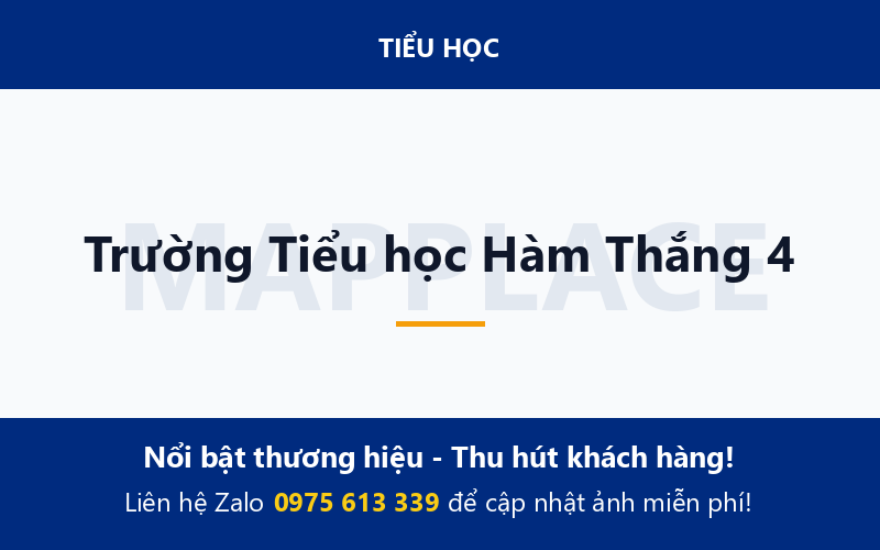 Trường Tiểu học Hàm Thắng 4