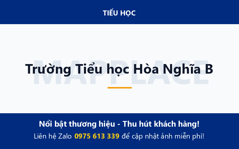 Trường Tiểu học Hòa Nghĩa B