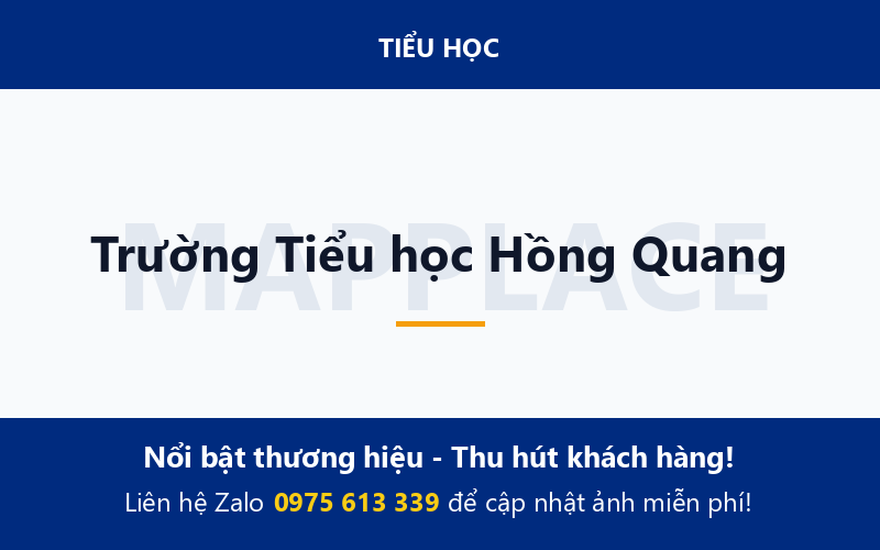 Trường Tiểu học Hồng Quang