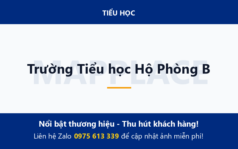 Trường Tiểu học Hộ Phòng B