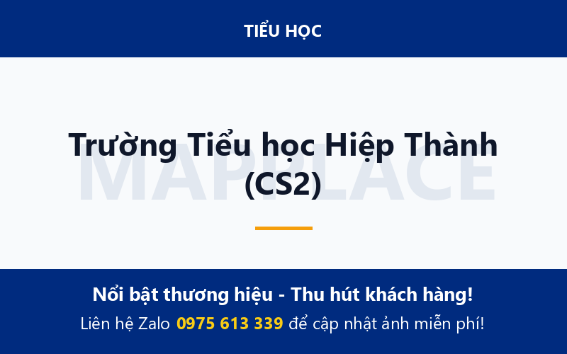 Trường Tiểu học Hiệp Thành (CS2)