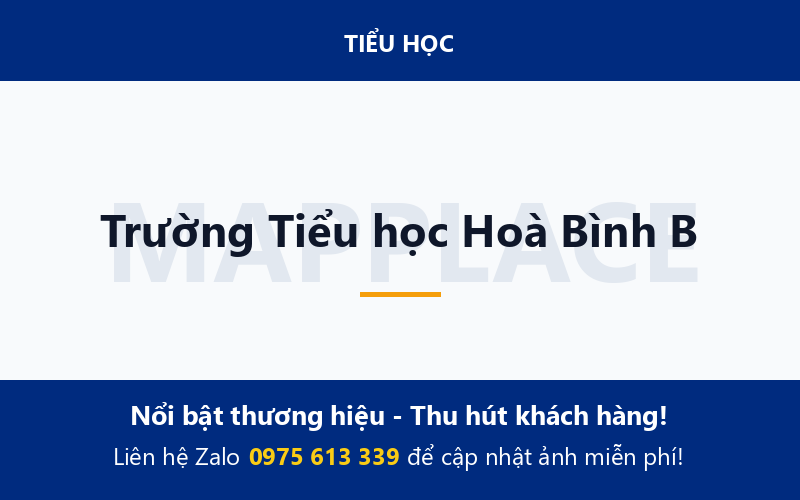 Trường Tiểu học Hoà Bình B