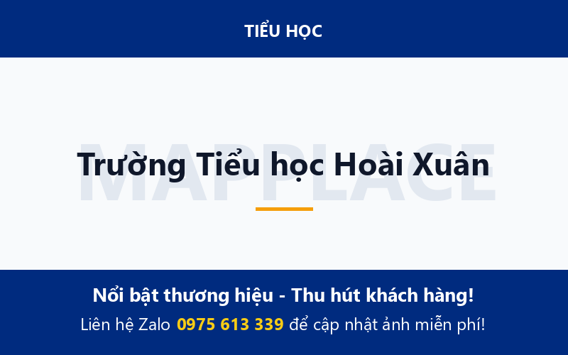 Trường Tiểu học Hoài Xuân