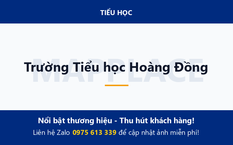 Trường Tiểu học Hoàng Đồng