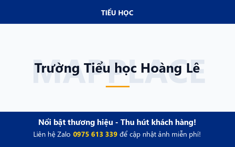 Trường Tiểu học Hoàng Lê
