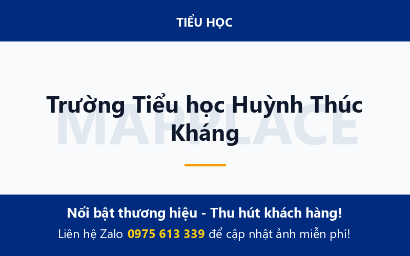 Trường Tiểu học Huỳnh Thúc Kháng