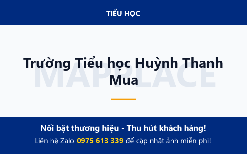 Trường Tiểu học Huỳnh Thanh Mua