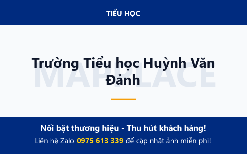 Trường Tiểu học Huỳnh Văn Đảnh