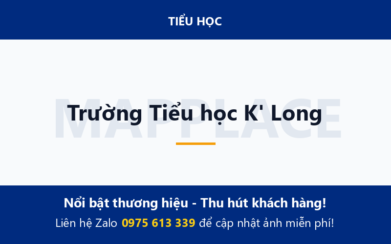 Trường Tiểu học K' Long