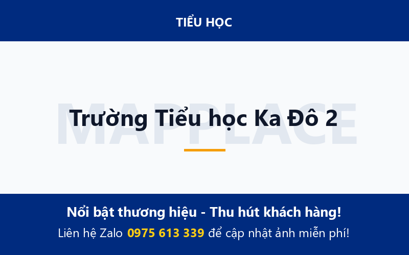 Trường Tiểu học Ka Đô 2