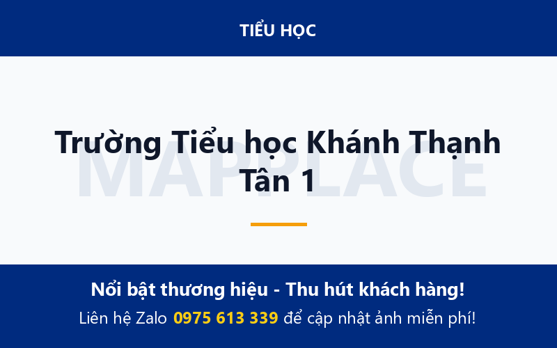 Trường Tiểu học Khánh Thạnh Tân 1