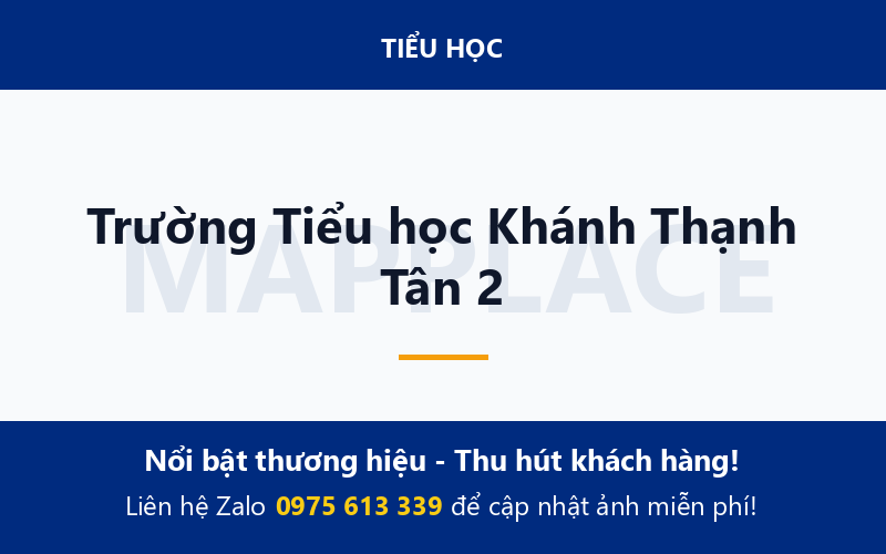 Trường Tiểu học Khánh Thạnh Tân 2