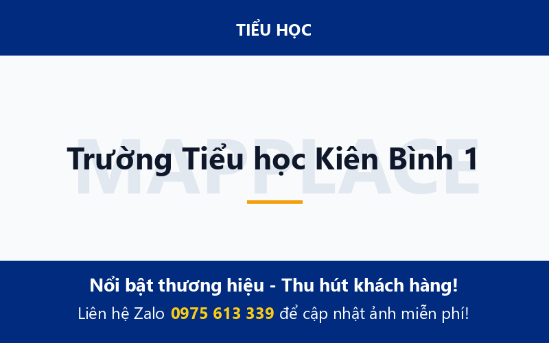 Trường Tiểu học Kiên Bình 1
