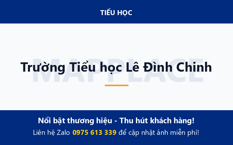 Trường Tiểu học Lê Đình Chinh