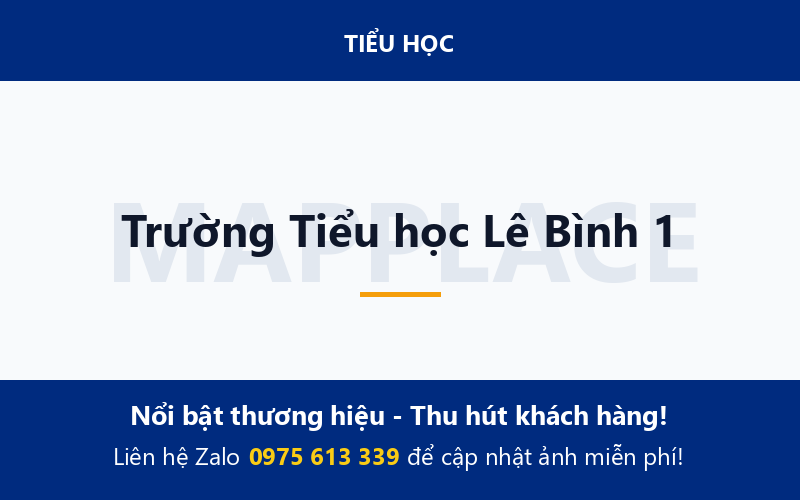 Trường Tiểu học Lê Bình 1