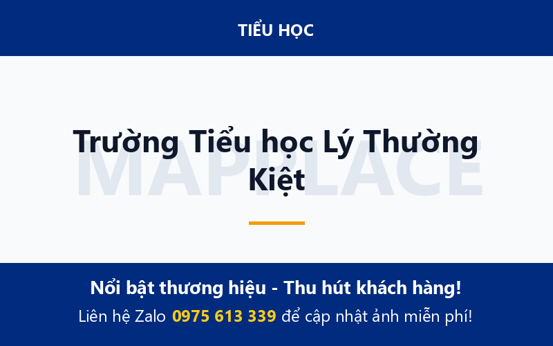 Trường Tiểu học Lý Thường Kiệt
