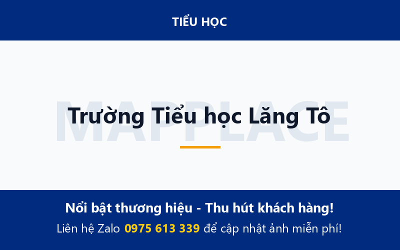 Trường Tiểu học Lăng Tô