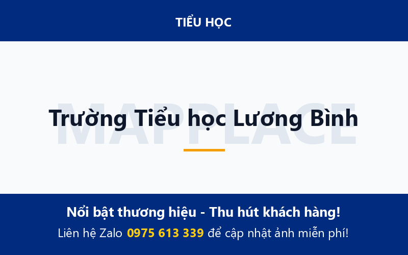 Trường Tiểu học Lương Bình