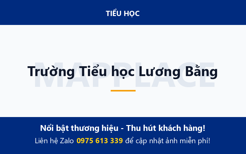 Trường Tiểu học Lương Bằng