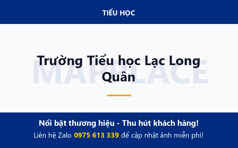 Trường Tiểu học Lạc Long Quân