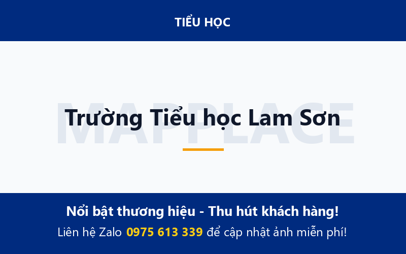 Trường Tiểu học Lam Sơn