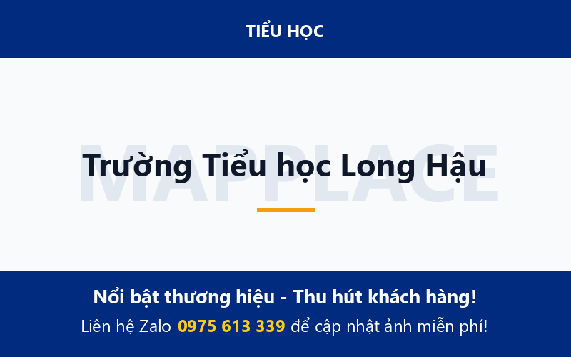 Trường Tiểu học Long Hậu