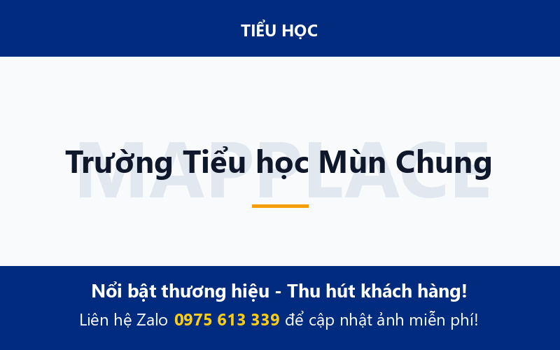 Trường Tiểu học Mùn Chung