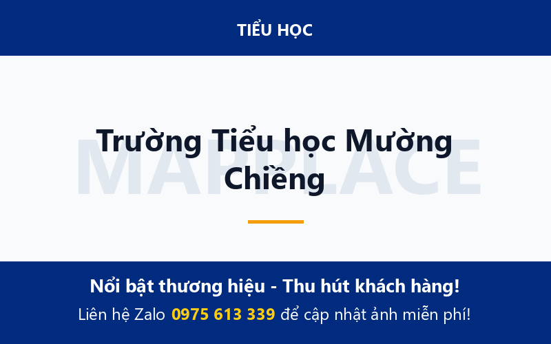 Trường Tiểu học Mường Chiềng