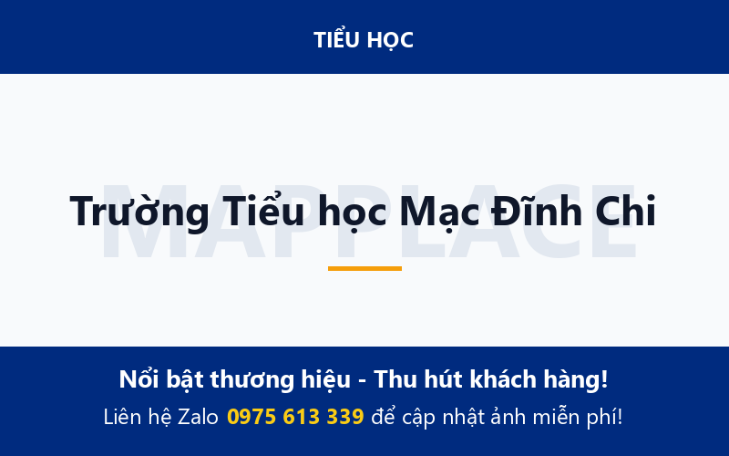 Trường Tiểu học Mạc Đĩnh Chi