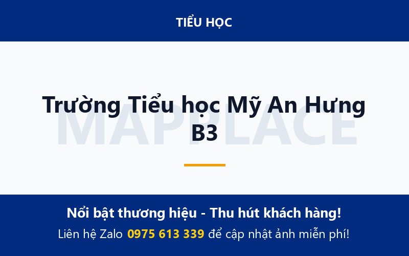 Trường Tiểu học Mỹ An Hưng B3