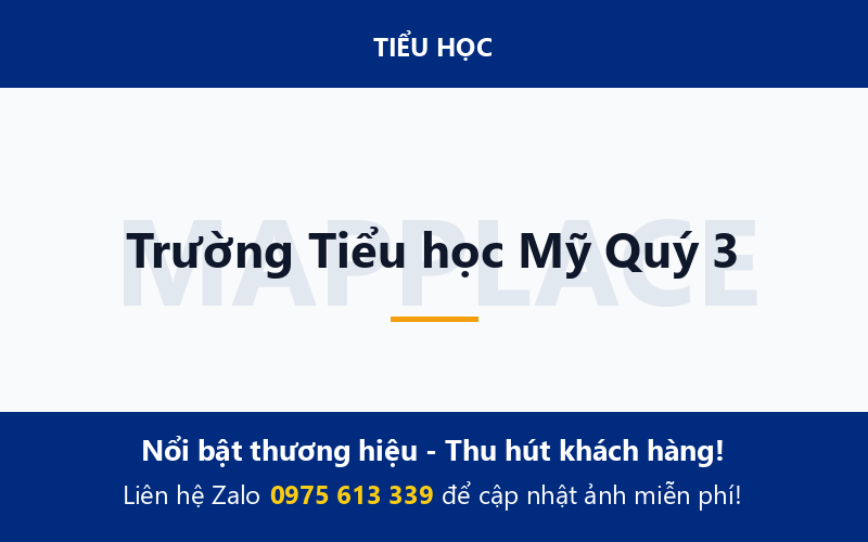 Trường Tiểu học Mỹ Quý 3