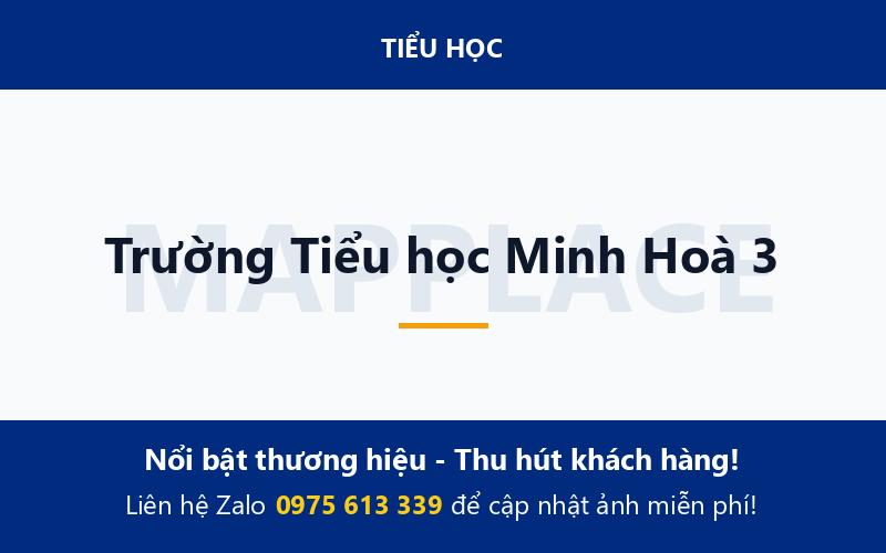 Trường Tiểu học Minh Hoà 3