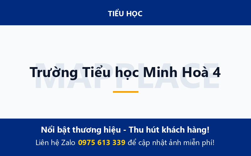Trường Tiểu học Minh Hoà 4