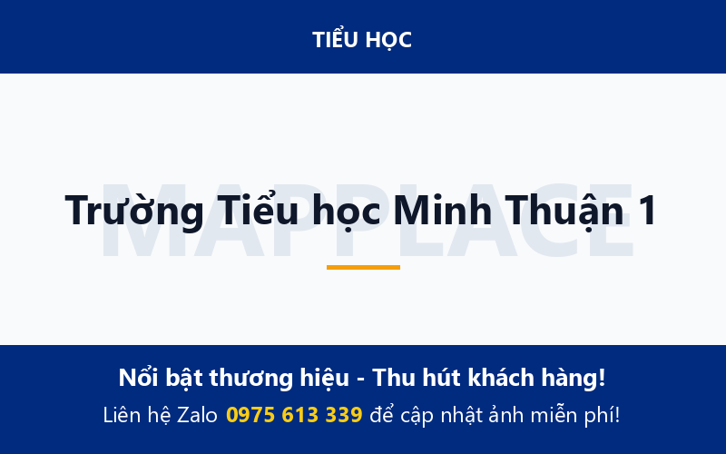 Trường Tiểu học Minh Thuận 1