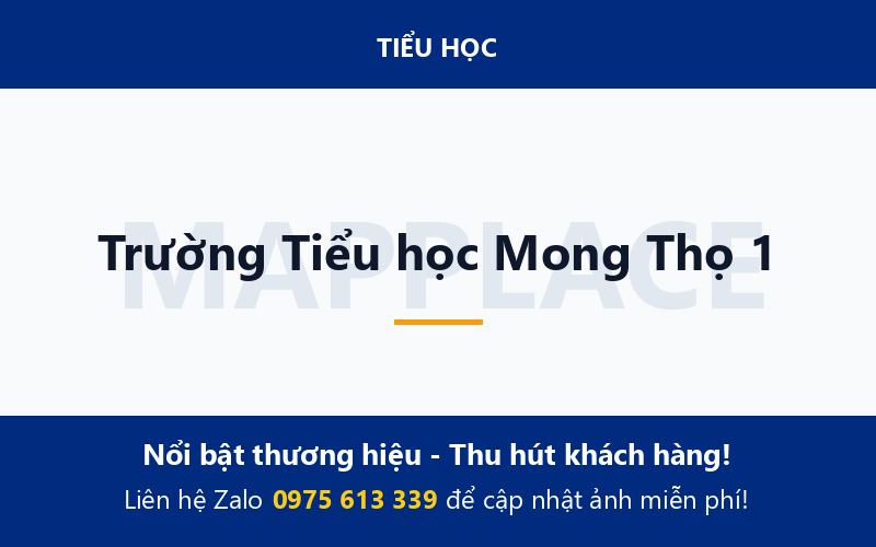 Trường Tiểu học Mong Thọ 1