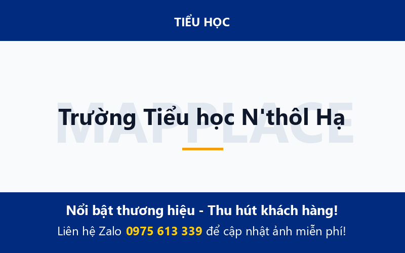 Trường Tiểu học N'thôl Hạ