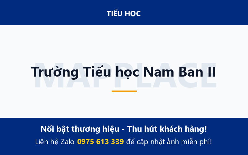 Trường Tiểu học Nam Ban II