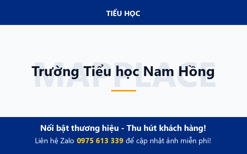 Trường Tiểu học Nam Hồng
