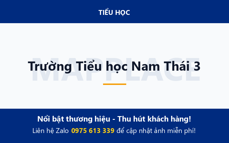 Trường Tiểu học Nam Thái 3