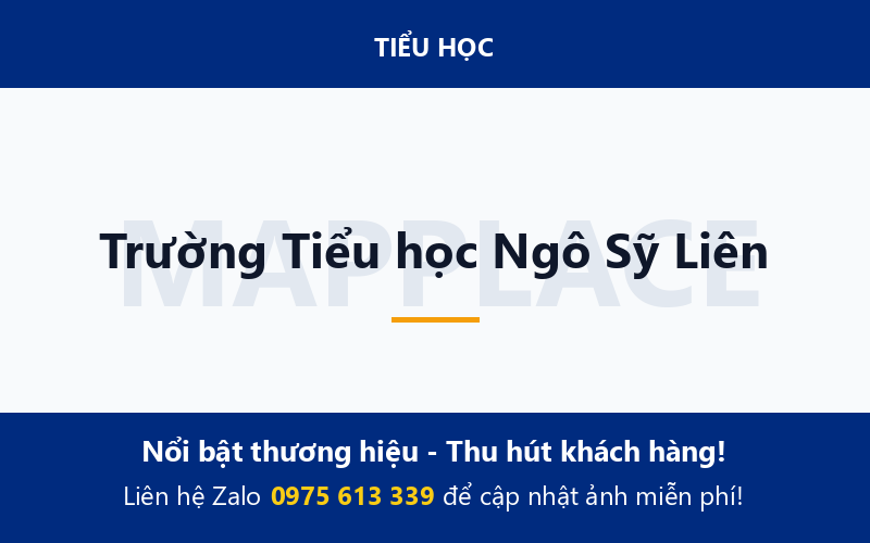 Trường Tiểu học Ngô Sỹ Liên