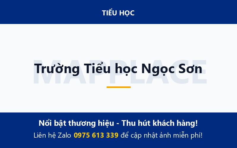 Trường Tiểu học Ngọc Sơn