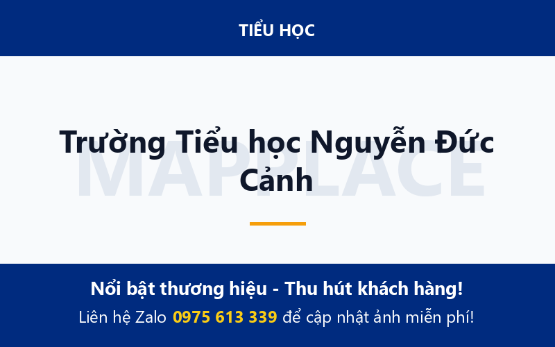 Trường Tiểu học Nguyễn Đức Cảnh