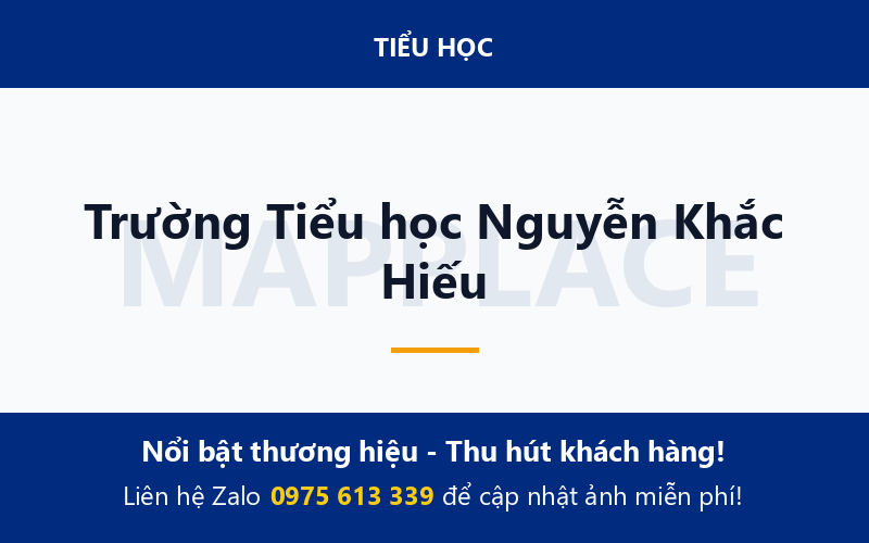 Trường Tiểu học Nguyễn Khắc Hiếu