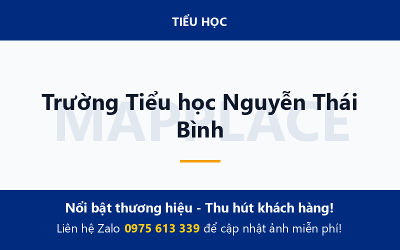 Trường Tiểu học Nguyễn Thái Bình