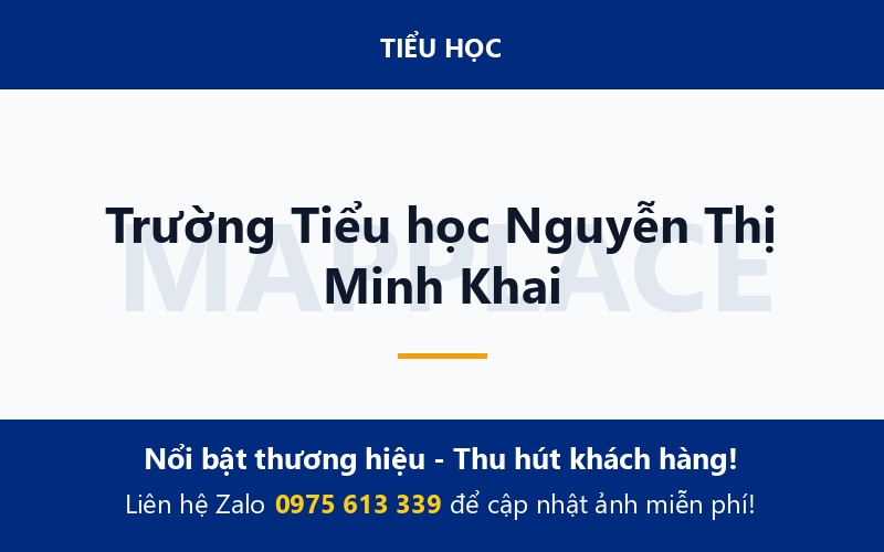 Trường Tiểu học Nguyễn Thị Minh Khai