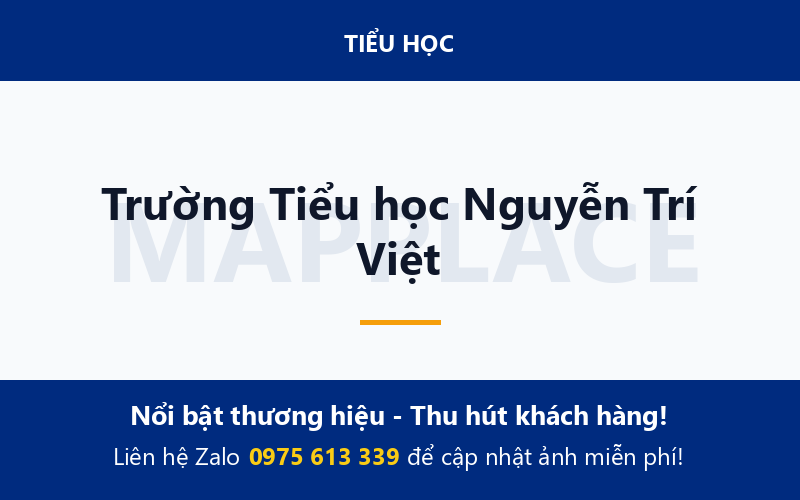 Trường Tiểu học Nguyễn Trí Việt