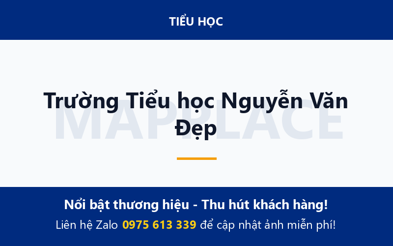 Trường Tiểu học Nguyễn Văn Đẹp